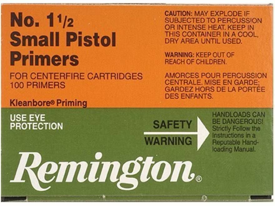 Buy Remington Small Pistol Primers #1-1/2